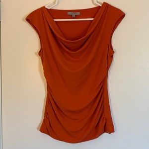 Classiques Entier Orange Scoop Neck Sleeveless Top
